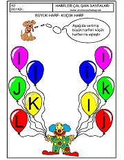 büyük ve küçük harfleri eşleştirme çalışmaları